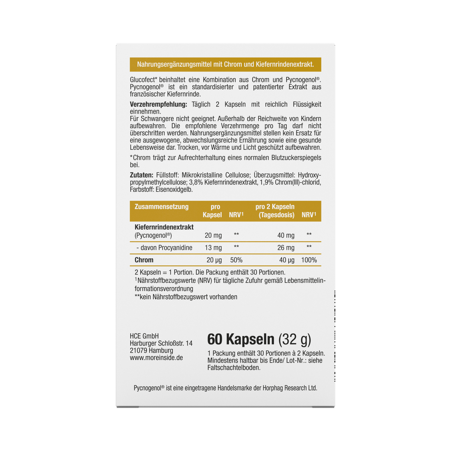 GLUCOFECT - für die Zucker-Balance